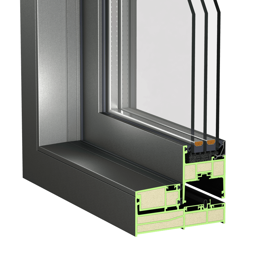 FRP window and door frame 140-series sliding system